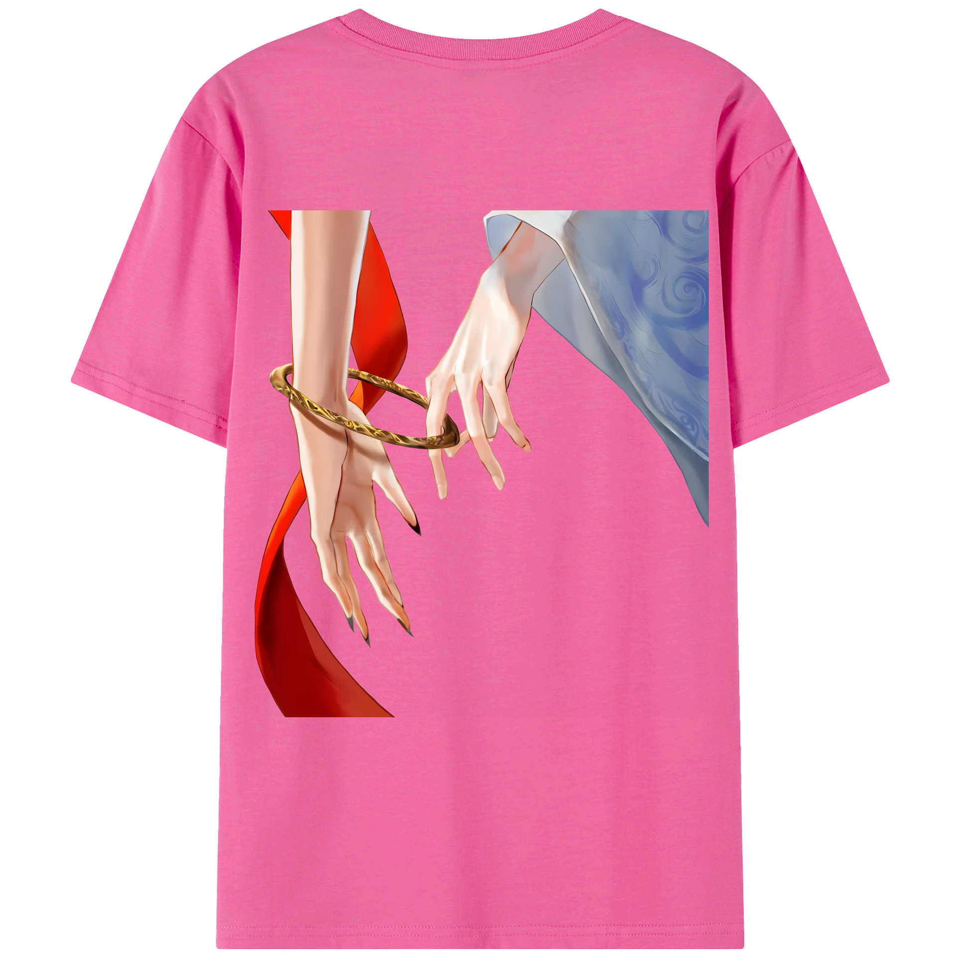 （画像用） Ne Zha 2 ナタ 魔童の大暴れ レディース半袖Tシャツ(バックプリント)